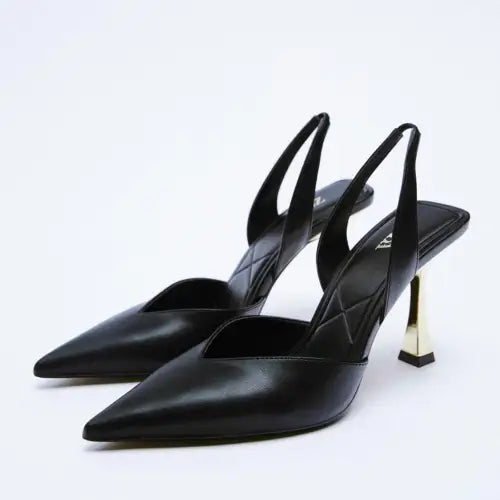 Stiletto Heel Pumps Black