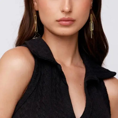 Exclusive Gold-Toned Tassel Earrings