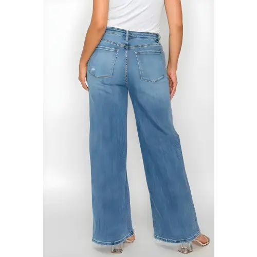 High Rise Wide-Leg Jeans