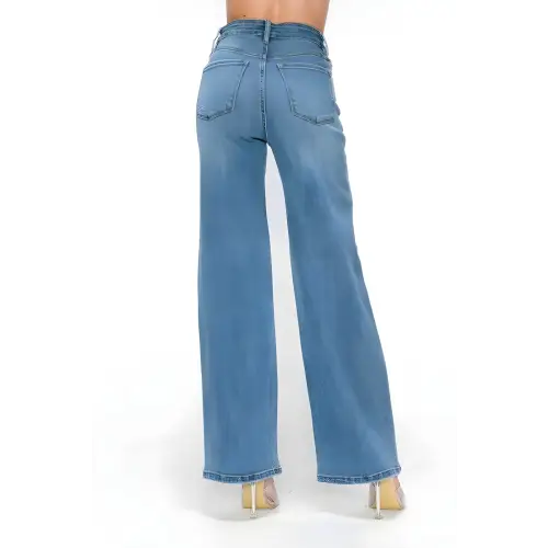 High Rise Wide-Leg Jeans