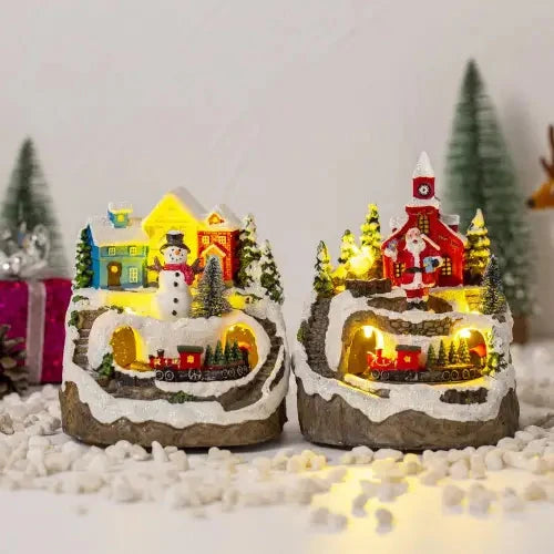 Rotating Train Christmas