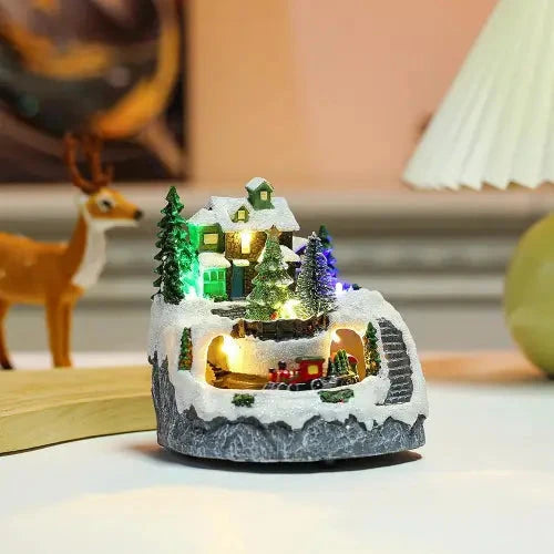 Rotating Train Christmas