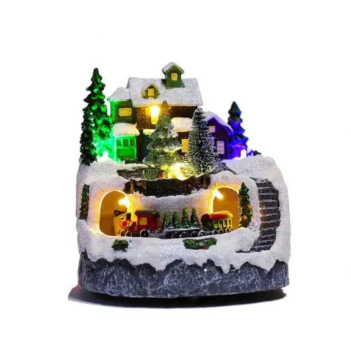 Rotating Train Christmas