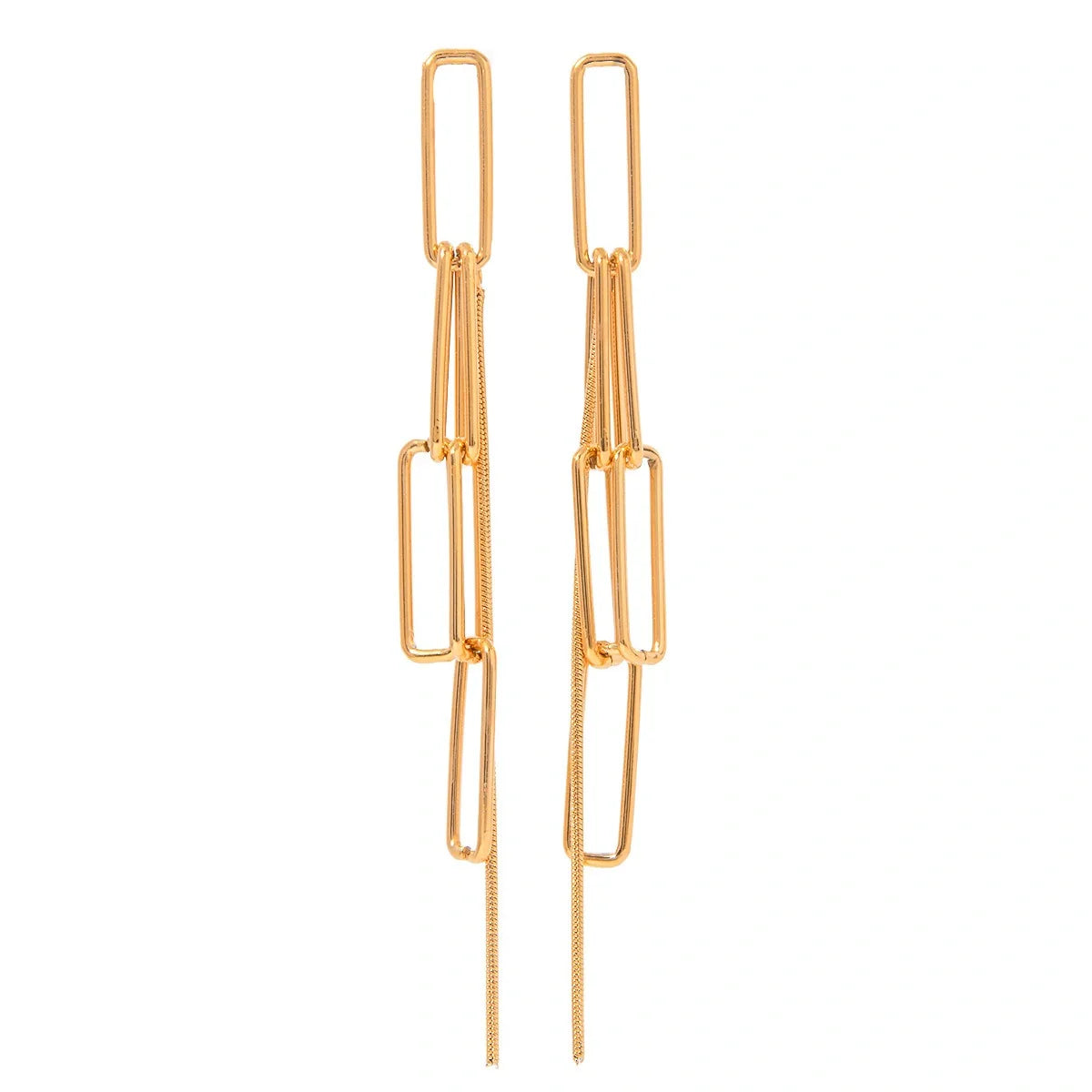 Exclusive Gold-Toned Tassel Earrings