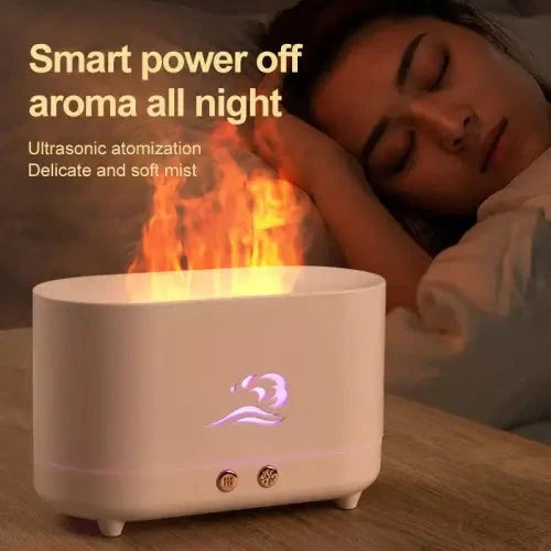 Serenity White Flame Humidifier Aromatherapy