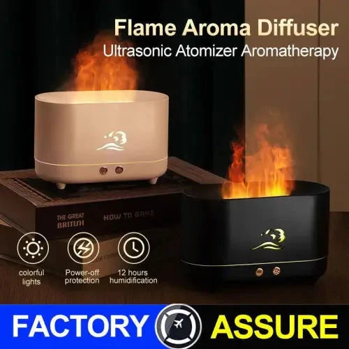 Serenity White Flame Humidifier Aromatherapy
