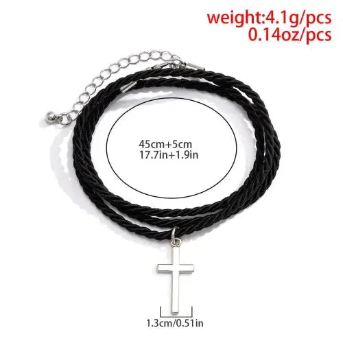 Cross Pendant Bracelet