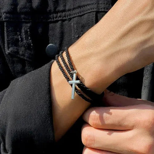Cross Pendant Bracelet
