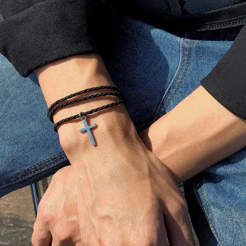 Cross Pendant Bracelet