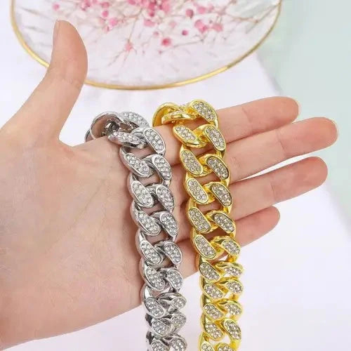 Cuban Chain Diamond Jewelry Set