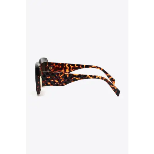 Fabulous Tortoiseshell Square Polycarbonate UV400 Sunglasses