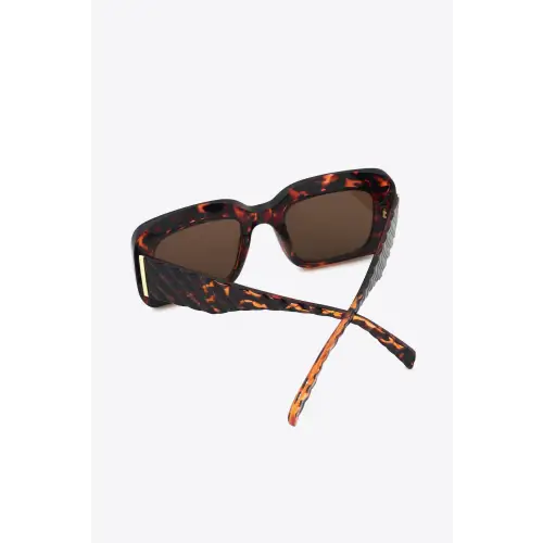 Fabulous Tortoiseshell Square Polycarbonate UV400 Sunglasses