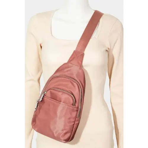 Fame Sling Bags Stylish Burnt Coral One Size