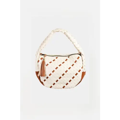 Fame Tassel Circle Bag Ivory One Size