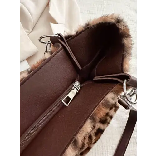 Astonishing Faux Fur Shoulder Bag
