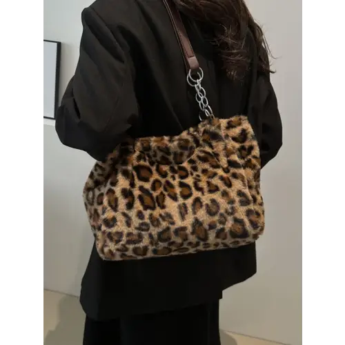 Astonishing Faux Fur Shoulder Bag