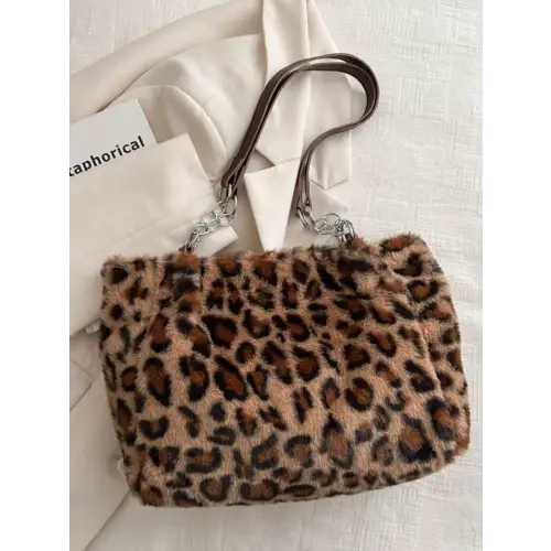 Astonishing Faux Fur Shoulder Bag