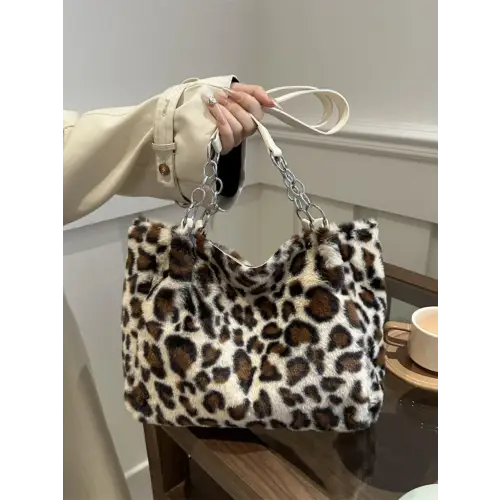 Astonishing Faux Fur Shoulder Bag