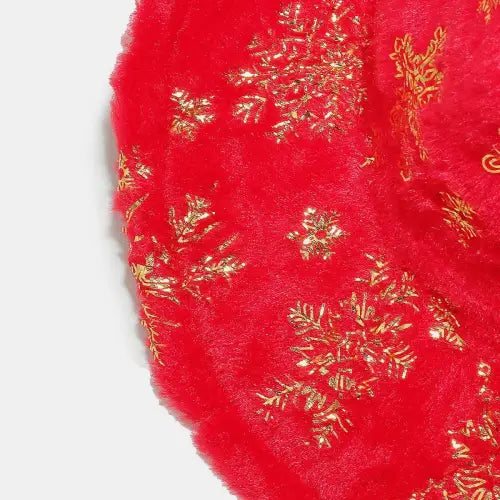 Festive Snowflakes Cowboy Hat