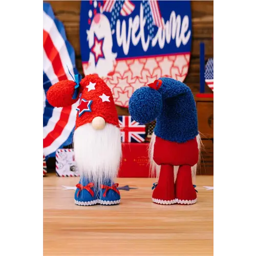 Patriotic Decor Beard Gnomes