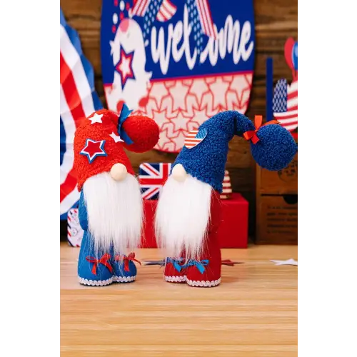 Patriotic Decor Beard Gnomes