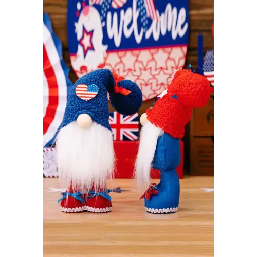Patriotic Decor Beard Gnomes
