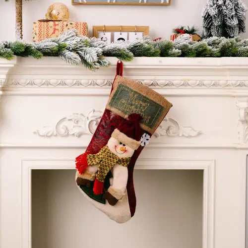 Merry Christmas Stocking Santa's Visit