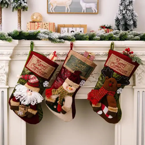 Merry Christmas Stocking Santa's Visit