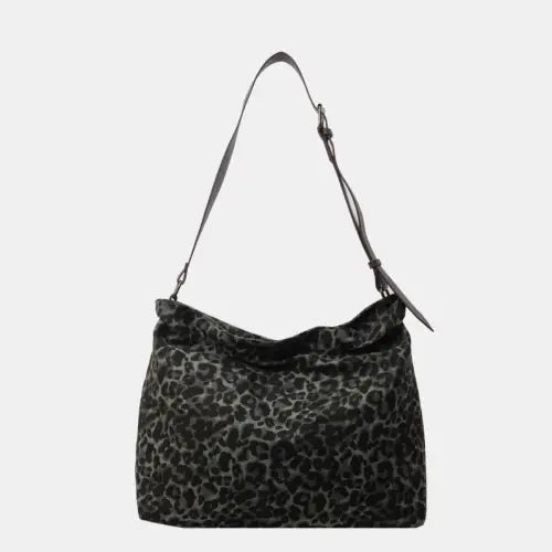 Fierce Leopard Strap Tote Bag