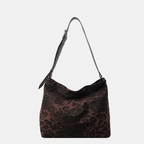 Fierce Leopard Strap Tote Bag