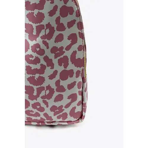 Fierce Leopard Print Leather Sling Bag