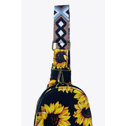 Fierce Leopard Print Leather Sling Bag