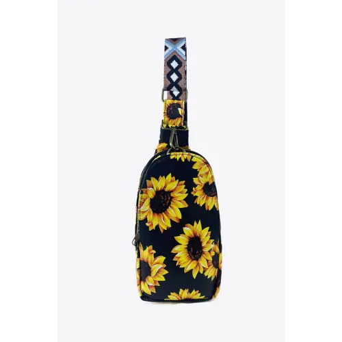 Fierce Leopard Print Leather Sling Bag