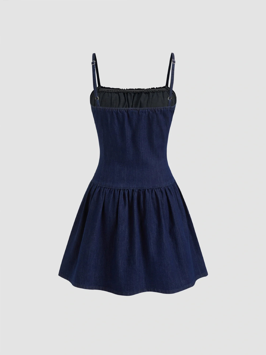 Flattering Dark Blue Dress