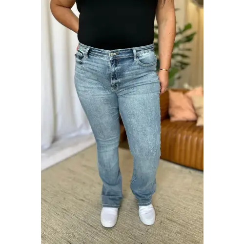 Flattering Medium Rise Bootcut Jeans