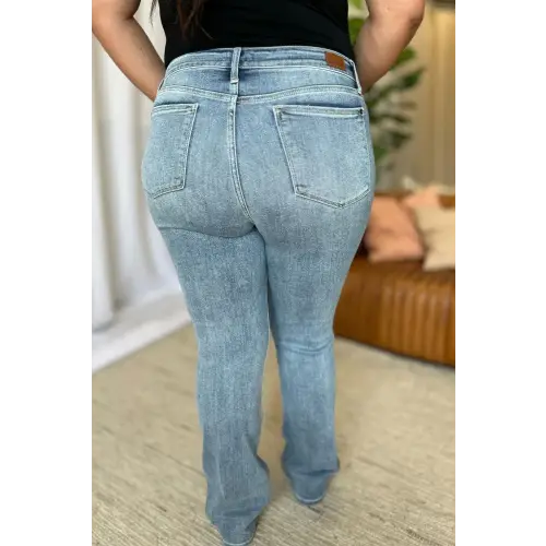 Flattering Medium Rise Bootcut Jeans
