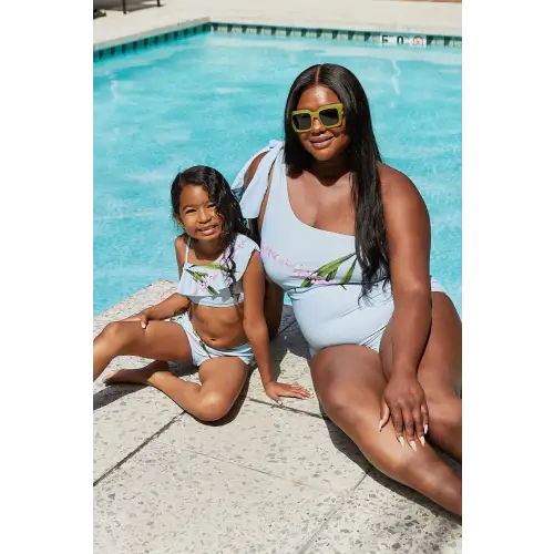 Floral One Shoulder Swimsuit