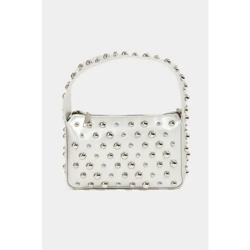 Glamorous Square Handbag Silver One Size