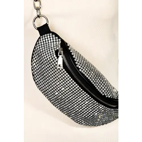 Fame Pave Crossbody Bag