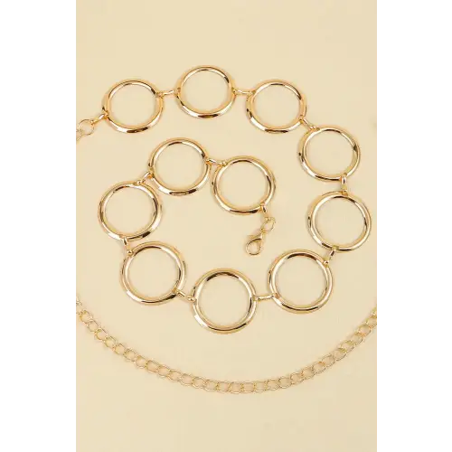 Glamorous Ring Chain Belt