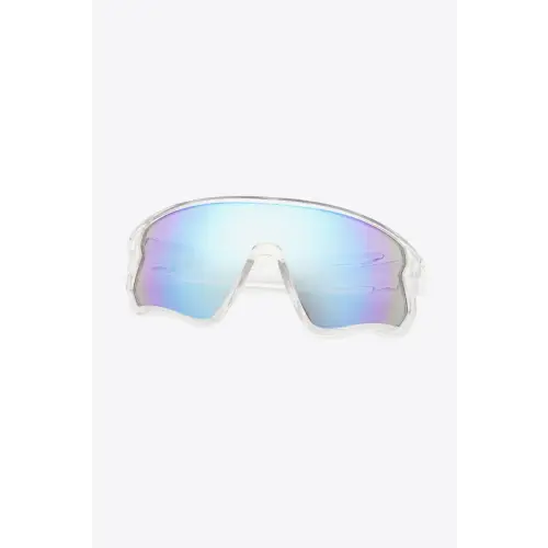 Iridescent Polycarbonate Shield Sunglasses