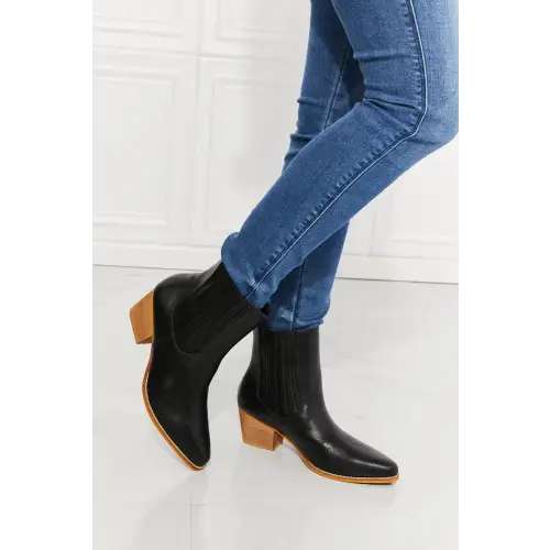 Stacked Boots Black