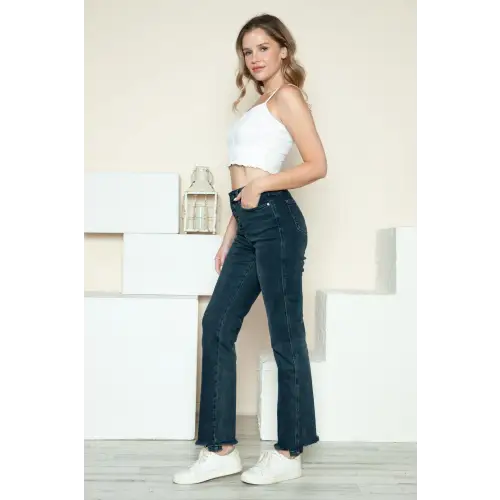 Blue Button Fly Jeans