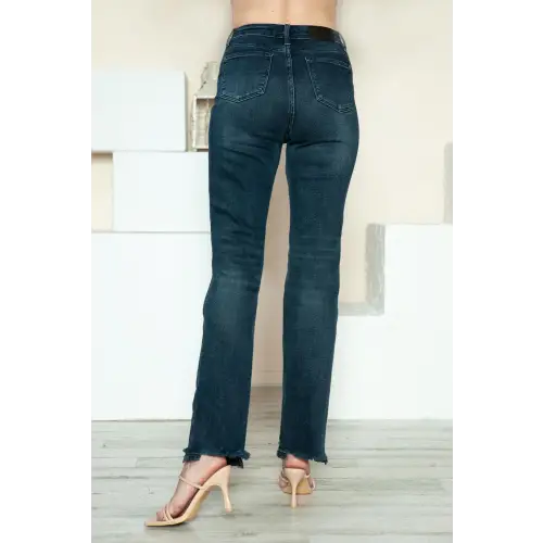 Blue Button Fly Jeans