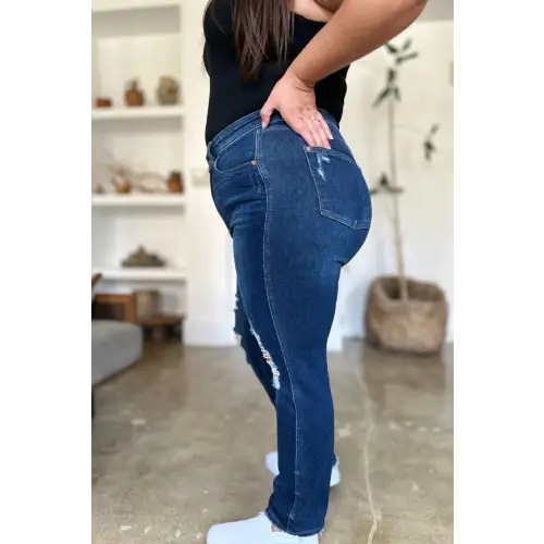 High Waist Magic Straight Jeans
