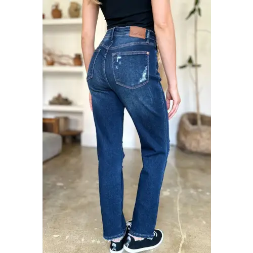 High Waist Magic Straight Jeans