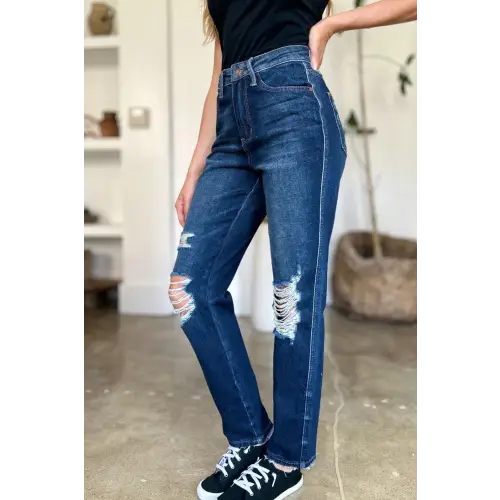 High Waist Magic Straight Jeans