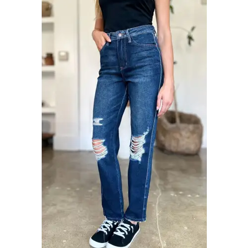 High Waist Magic Straight Jeans