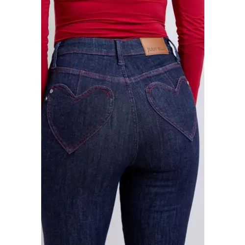 Heart Shaped Pockets Jeans