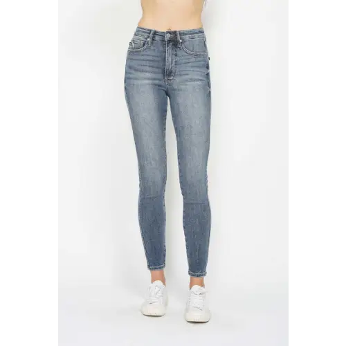 Contrast Wash Skinny Jeans Medium